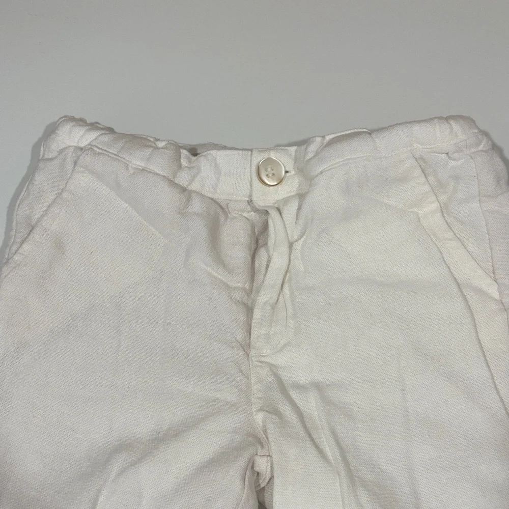 Bums & Roses Cream Pants - Picture 2 of 6